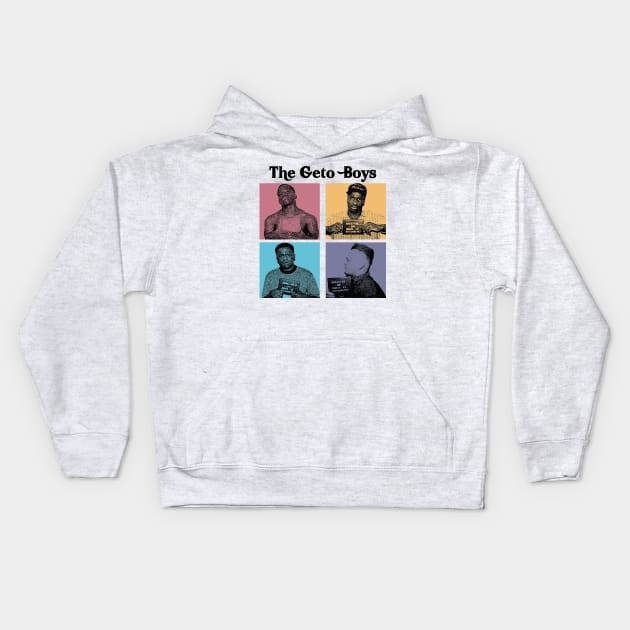 Geto Boys Mugshot Kids Hoodie by FRZoldSchool